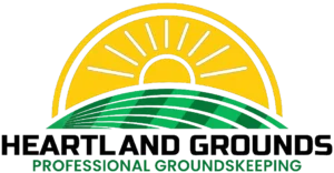 The Heartland Grounds Sun and Turf logo