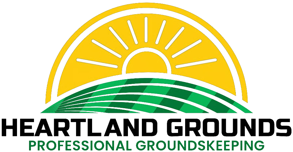 The Heartland Grounds Sun and Turf logo